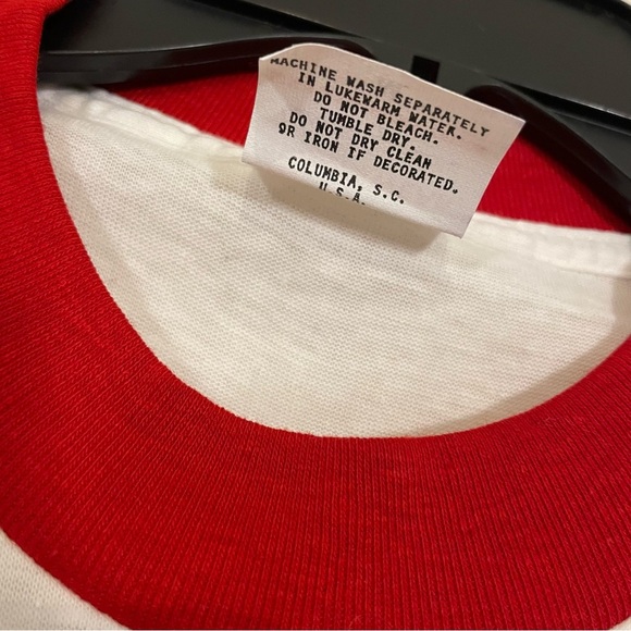 Vintage Single Stitch T-Shirt By Ebert Sportswear Apparel Size M 50/50 Blend - Picture 4 of 6